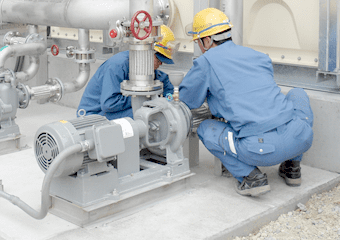 機械器具設置・メンテナンスの様子