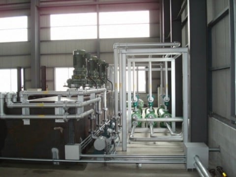 焼入油槽ポンプ装置工事