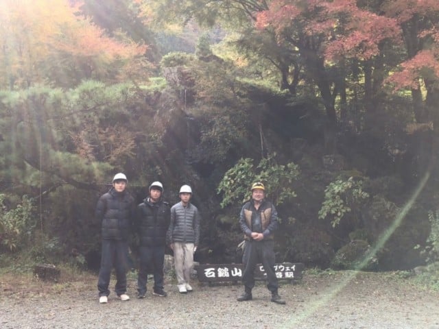 石鎚登山ロープウェイの見学の様子①
