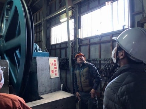 石鎚登山ロープウェイの見学の様子④