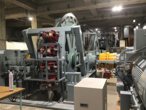 高野山ケーブルカー　原動装置工事